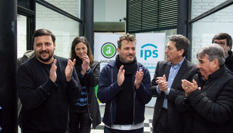 Hernán Doval y Emmanuel Santalla inauguraron junto a Hugo Barrueco la nueva sede del IPS en Avellaneda