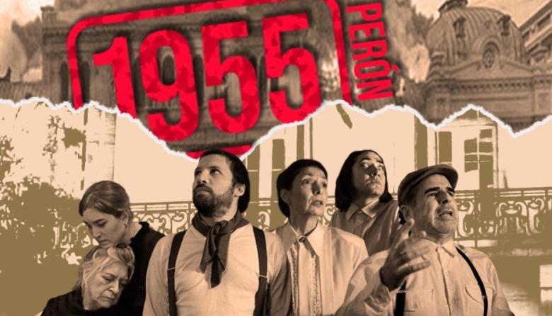 1955 PERÓN: una obra exiliada en el Palacio El Victorial tras el reciente desalojo por parte del gobierno nacional.