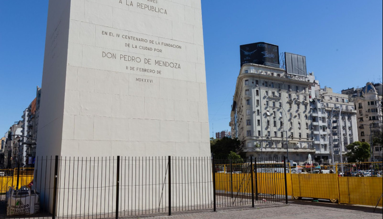 ¿Por qué el Obelisco amaneció vallado?