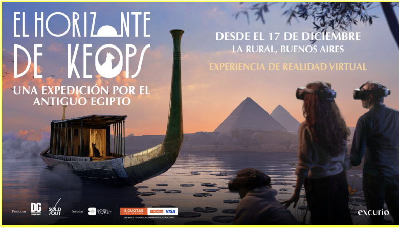 Egipto en primera persona: llega a Buenos Aires “El Horizonte de Keops”, la experiencia inmersiva que permite entrar a la Gran Pirámide