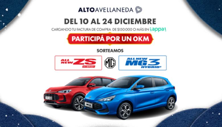 Alto Avellaneda lanza un gran sorteo de fin de año: ¡dos autos 0 KM de la Marca MG  para arrancar 2026 con todo!