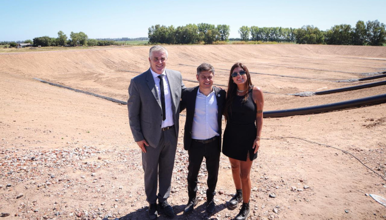 Kicillof y Vilar en Navarro: cierre del basural e inauguración de Complejo Ambiental
