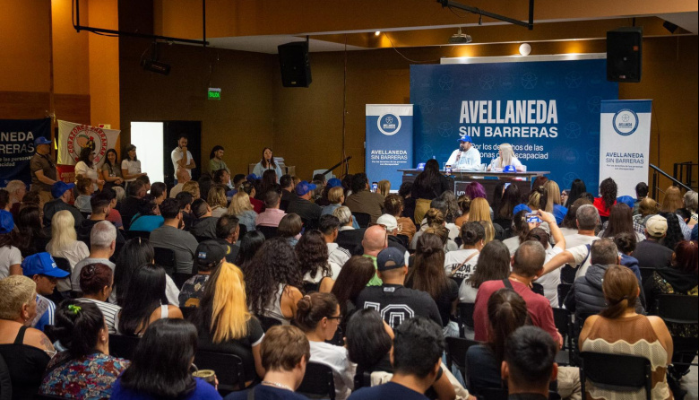 Se lanzó “Avellaneda sin Barreras”, un espacio para defender los derechos de las personas con discapacidad