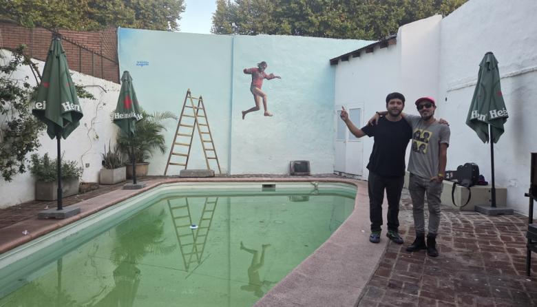 Un mural en homenaje a Charly García ya puede verse en La Fábrica