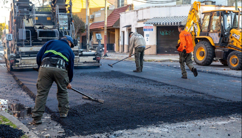 Mejoras en las calles de Lanùs: avanza el Plan de Pavimentación 2026-2027