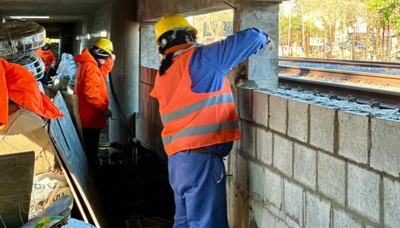 El Municipio de Alte Brown retomó la construcción de la Estación de Trenes de la Universidad Guillermo Brown