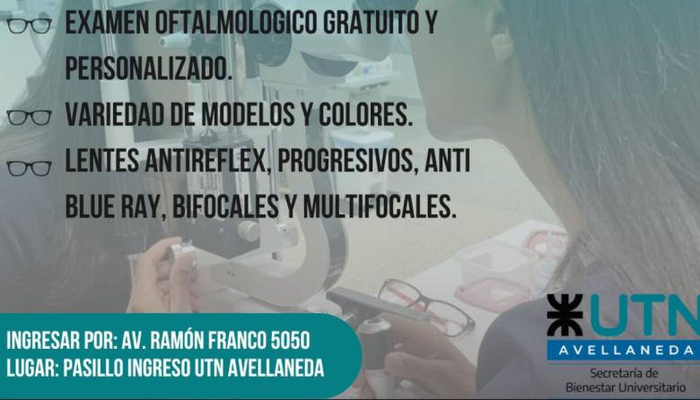 Se realizará una nueva campaña de salud visual abierta a toda la comunidad en la UTN Avellaneda