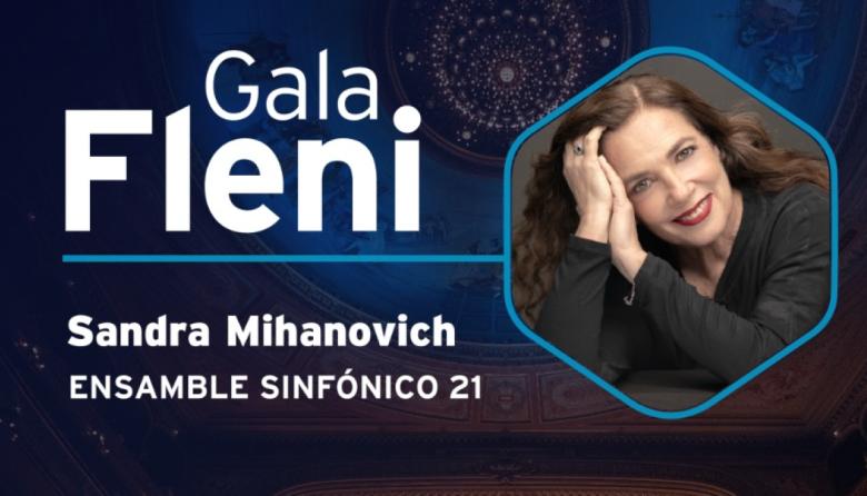 Sandra Mihanovich encabeza una gala de Fleni en el Teatro Colón