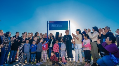 Mariel Fernández inauguro espacios deportivos en Aras Trijui