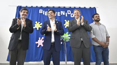 Kicillof, Cascallares y Fabiani inauguraron un nuevo jardín de infantes