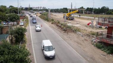 Continúa el avance de la obra de la nueva traza en el Acceso Sudeste