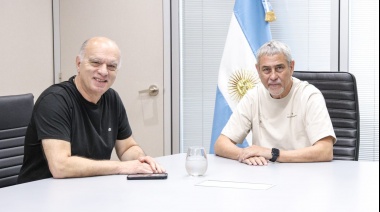 Néstor Grindetti se reunió con Jorge Ferraresi