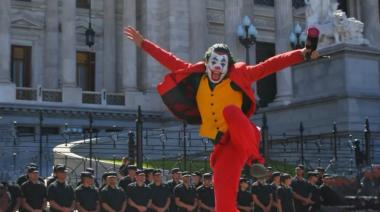 El Joker de Lomas se sumó al paro nacional y fue un boom en las redes