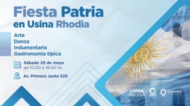 Fiesta Patria en la Usina Rhodia para para celebrar los 214 años de la revolcón de mayo