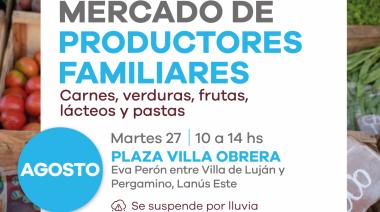 Llega el Mercado de Productores Familiares a Lanús Este