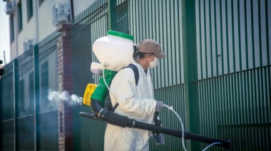 Continúan los operativos de fumigación simultáneos contra el dengue en distintas zonas del distrito