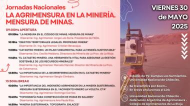 Chilecito será sede de una Jornada Nacional clave sobre Agrimensura y Minería