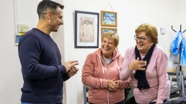 Clubes en Marcha: Julián Álvarez recorrió la puesta en valor del Club Sportivo Campos de Valentín Alsina