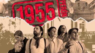 1955 PERÓN: una obra exiliada en el Palacio El Victorial tras el reciente desalojo por parte del gobierno nacional.