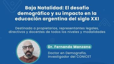 ¿Quién irá al aula del futuro? Una capacitación analizará cómo la baja natalidad impactará en la educación argentina
