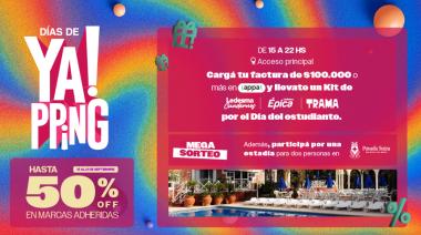 Días Yapping en Alto Avellaneda, una semana con descuentos de hasta el 50%, regalos y sorteo especial!