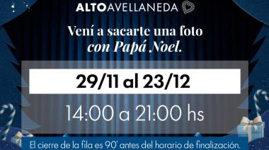 Papá Noel desembarca en Alto Avellaneda: una experiencia para emocionar a toda la familia