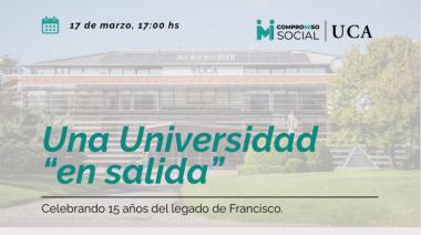 La UCA presenta el libro “Una Universidad en salida. Celebrando 15 años del legado de Francisco”