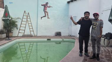 Un mural en homenaje a Charly García ya puede verse en La Fábrica