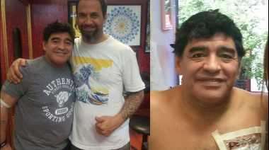 La noche en que Maradona se grabó “Perra” en la piel: el relato de su tatuador
