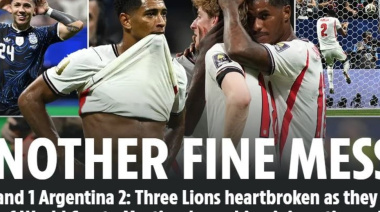 Que dijeron los diarios ingleses tras el partido  de Argrentina e Inglaterra