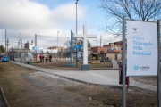Lanús Gobierno avanza con la puesta en valor de la Plaza Triángulo Villa Balcarce en Remedios de Escalada