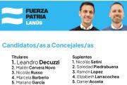 En Lanús, Leandro Decuzzi encabeza la lista de Julián Álvarez.