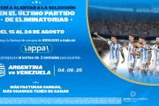 Alto Avellaneda sortea entradas para ver a la Selección Argentina en las Eliminatorias