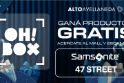 Alto Avellaneda lanzó las Oh! Box de diciembre con premios de Samsonite y 47 Street