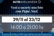 Papá Noel desembarca en Alto Avellaneda: una experiencia para emocionar a toda la familia