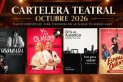 Cuatro propuestas teatrales para disfrutar en octubre en la Ciudad de Buenos Aires